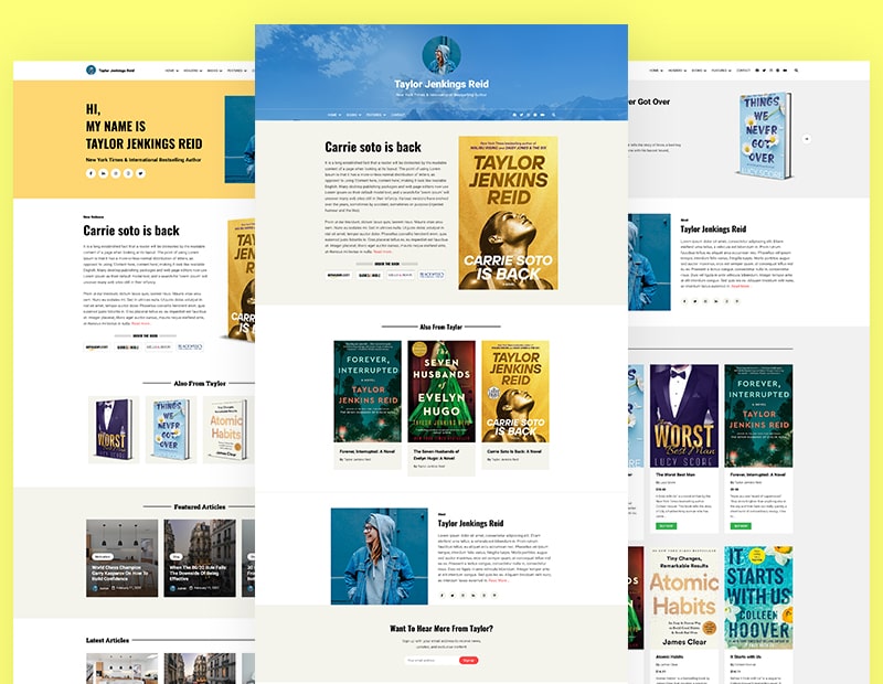 Best WordPress Theme For Book Authors